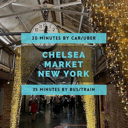 Funky & Colorful Urban Getaway, 20 Minutes To Nyc Apartment Хоубоукън Екстериор снимка