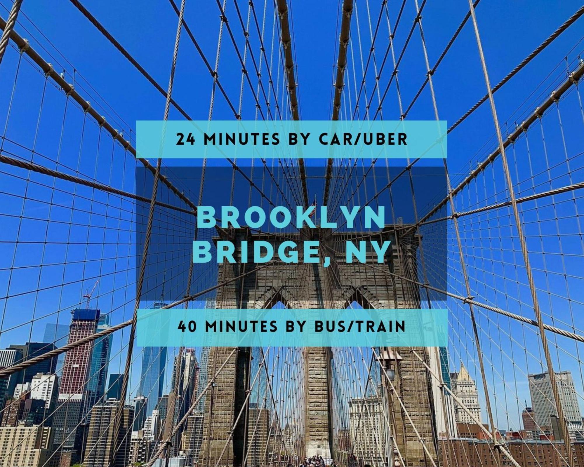 Funky & Colorful Urban Getaway, 20 Minutes To Nyc Apartment Хоубоукън Екстериор снимка
